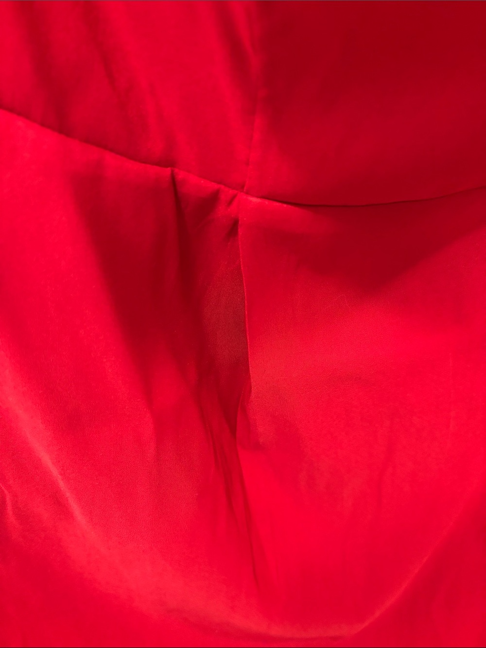Strapless Red Mini Dress - Picture 4 of 9
